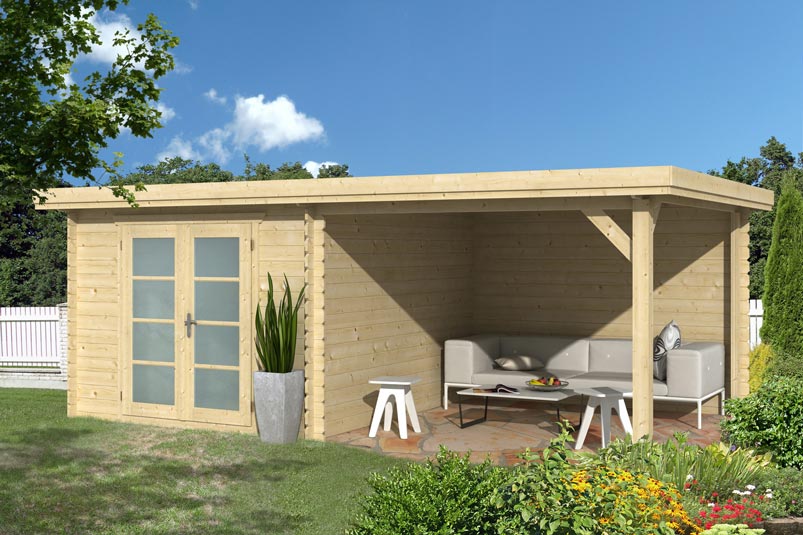 Abri de jardin Aubrac 28 mm | 300 x 300 x 350 cm