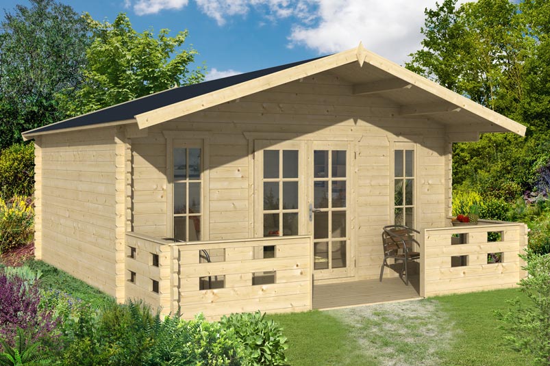 Maisonnette Conches 45 mm | 500 x 450 + 150 cm