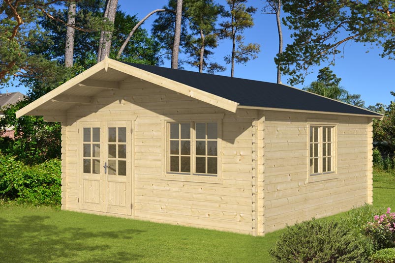 Maisonnette Braconne 45 mm | 500 x 450 + 150 cm