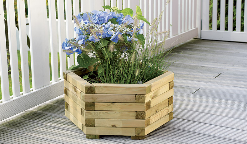 Jardini&egrave;re en bois Hambourg