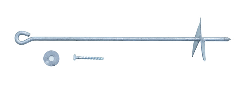 Ancrage pour fixation au sol de portique