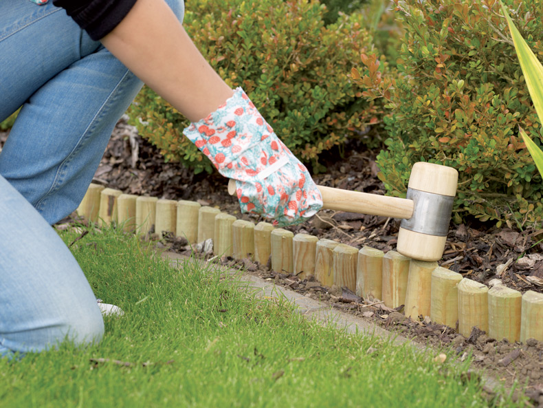 Bordures en rouleaux